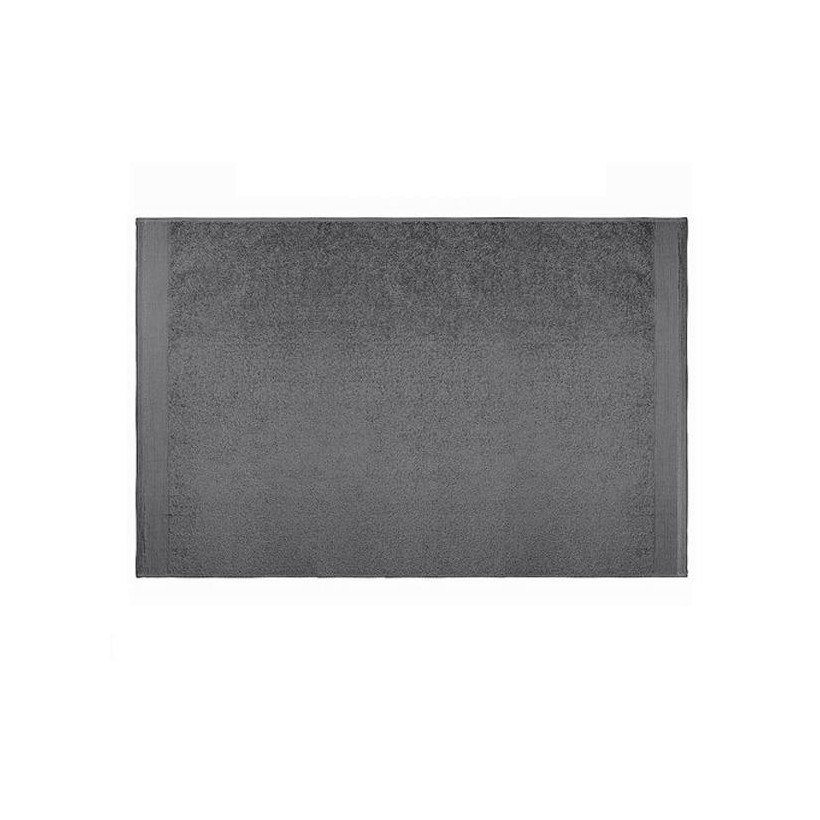 Πετσέτα μονόχρωμη 100% βαμβάκι πεννιε 550gsm 80x150εκ. σκούρο γκρι