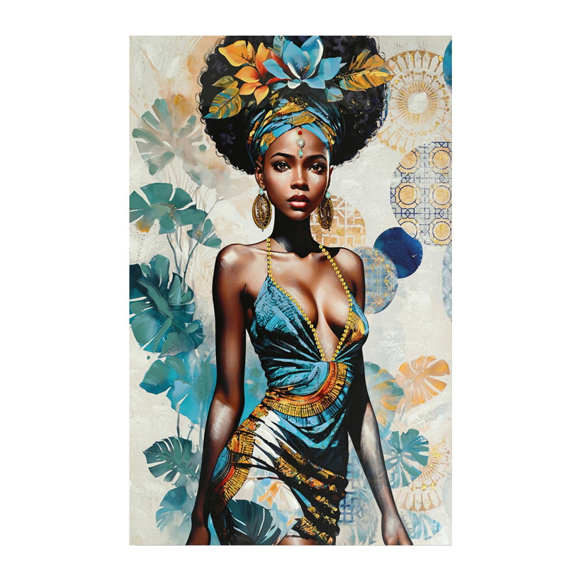 Πίνακας σε καμβά Georgina 3D Inart 80x3x120εκ