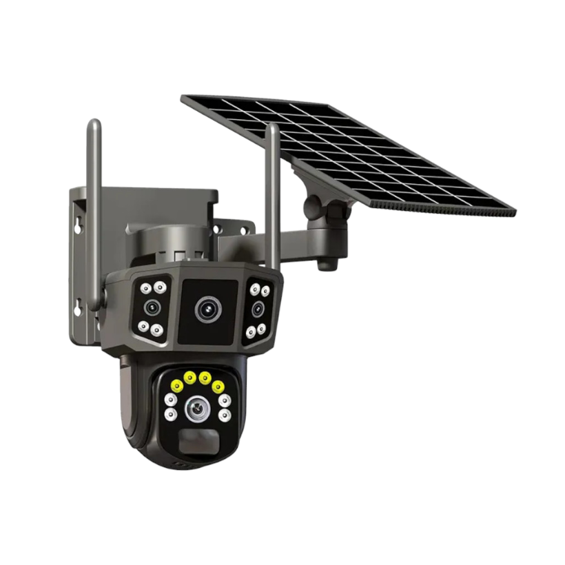 Ηλιακή κάμερα ασφαλείας IP - Dual - Solar Security Camera - V380-P38F-4G - 300075