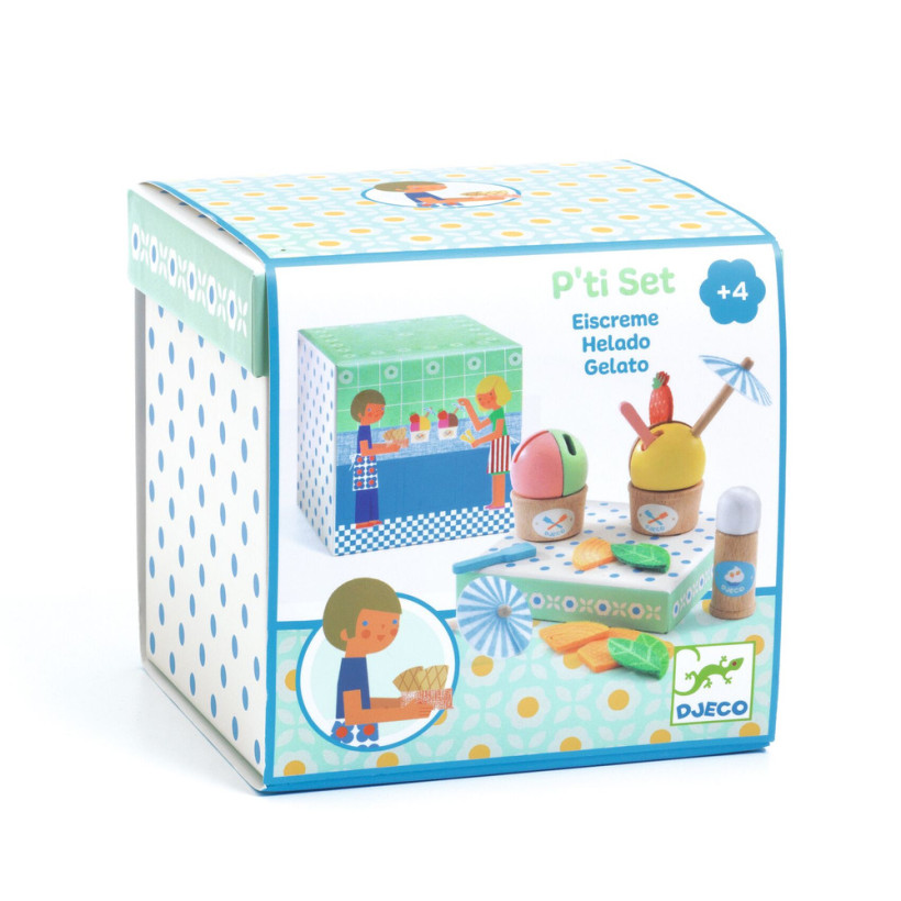 Djeco παιχνίδι ρόλων με παγωτά P’ti Set Ice cream