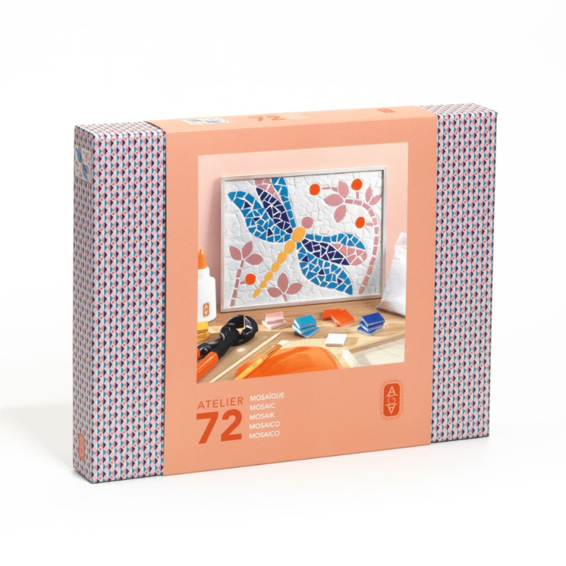 Djeco Atelier 72 ψηφιδωτό σε ξύλινη βάση Πεταλούδα