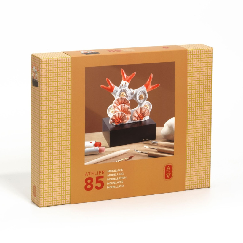 Djeco Atelier 85 σετ γλυπτικής με πηλό Κοράλια