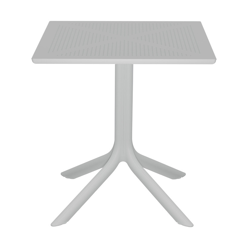 Τραπέζι Groovy  pp διατρητο λευκό 60x60x76εκ
