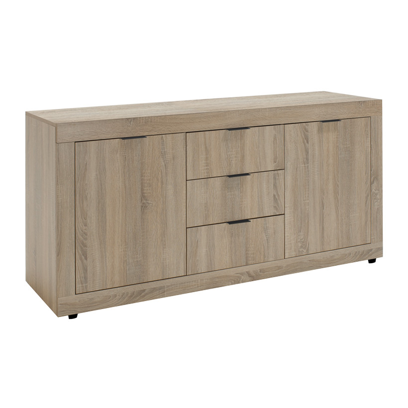 Μπουφές Doha  σε sonoma απόχρωση 180x45x80.5εκ