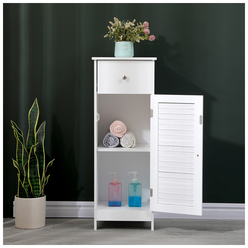 Ντουλάπι-στήλη Chesy  mdf λευκό 32x30x87εκ