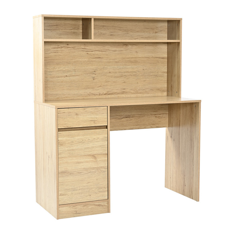 Γραφείο εργασίας Secreta  με ράφι σε oak απόχρωση 110x50x135εκ
