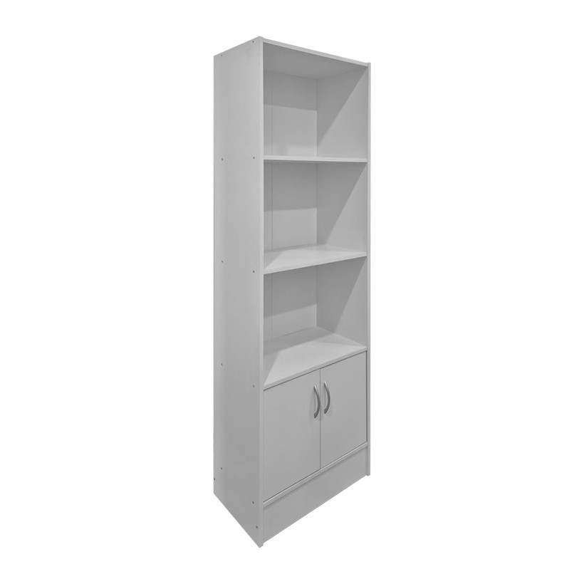 Βιβλιοθήκη Tekaro  λευκό 57x33x180εκ