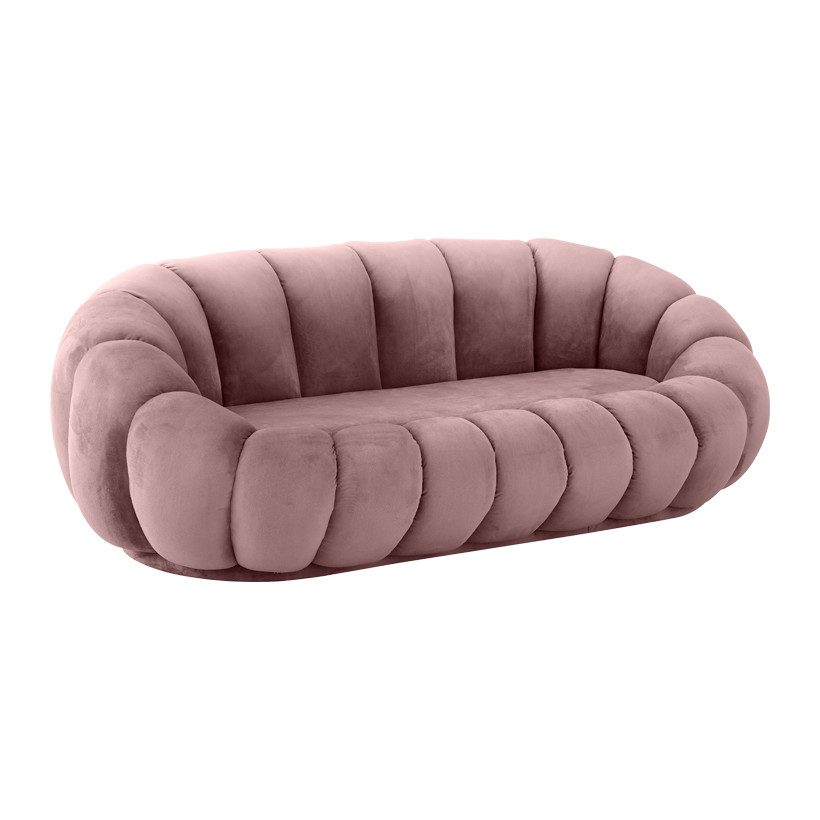 Καναπές Embrace  βελούδο σε σάπιο μήλο απόχρωση 180x105x65εκ
