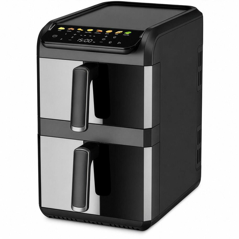 Φριτέζα αέρος Adler Air Fryer διπλή 10Lt (4+6Lt) 2700W