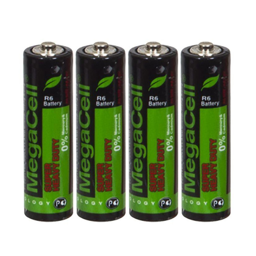 Μπαταρίες Απλές Μινιόν AA *  MegaCell MC-R6-4S - 40 ΤΕΜ 4-9