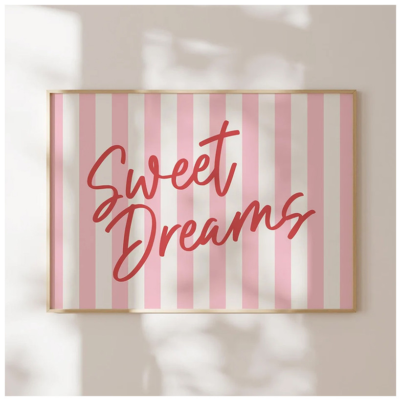 Πίνακας Sweete  με ψηφιακή εκτύπωση και πλαίσιο 48x1.5x33εκ