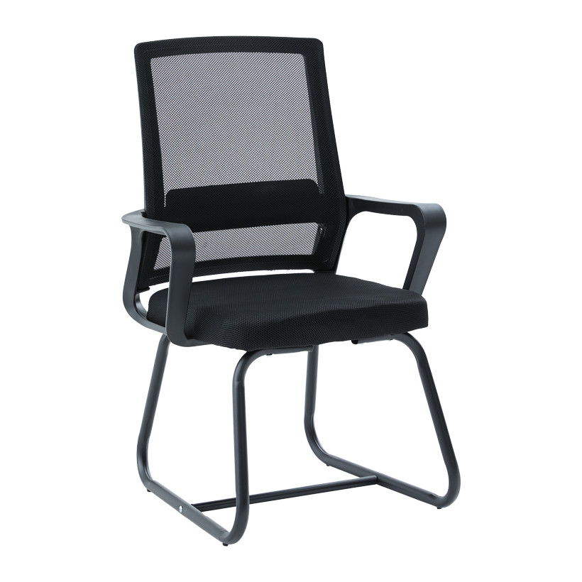 Καρέκλα επισκέπτη Palma  mesh μαύρο 46x52x94εκ - 2 ΤΕΜ