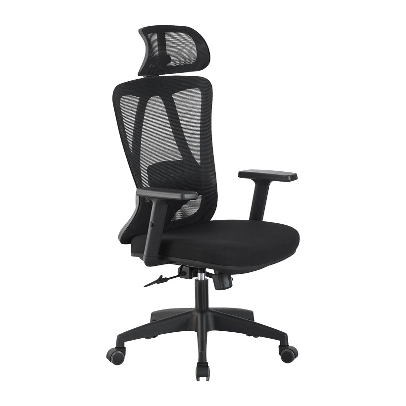 Καρέκλα γραφείου διευθυντή Magida  mesh μαύρο 58.5x66x115-125εκ