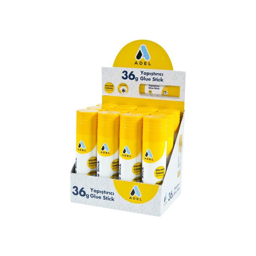 Adel κόλλα stick 36gr - 12 ΤΕΜ
