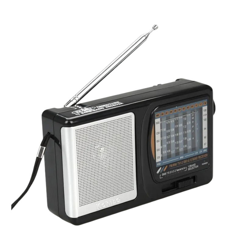 Φορητό ραδιόφωνο - KK9812 - 498124 - Black
