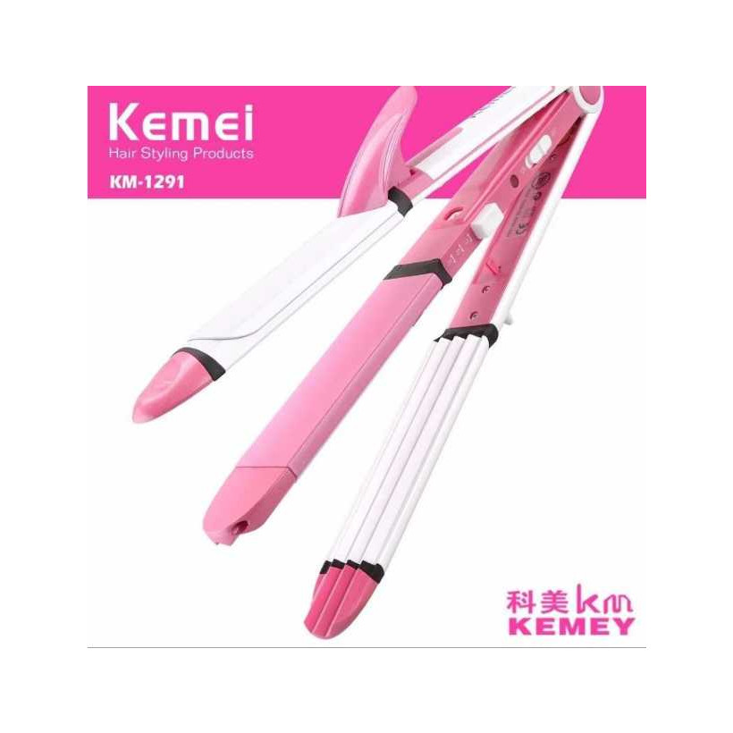 Ισιωτική μαλλιών - 3in1 - KM-1291-B - Kemei