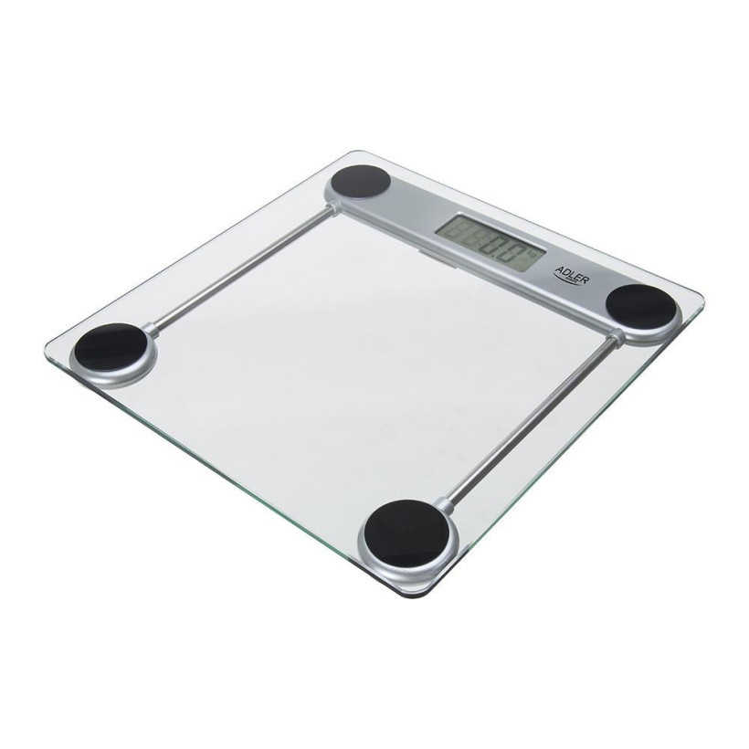 Ηλεκτρονική ζυγαριά μπάνιου Adler γυάλινη έως 150kg