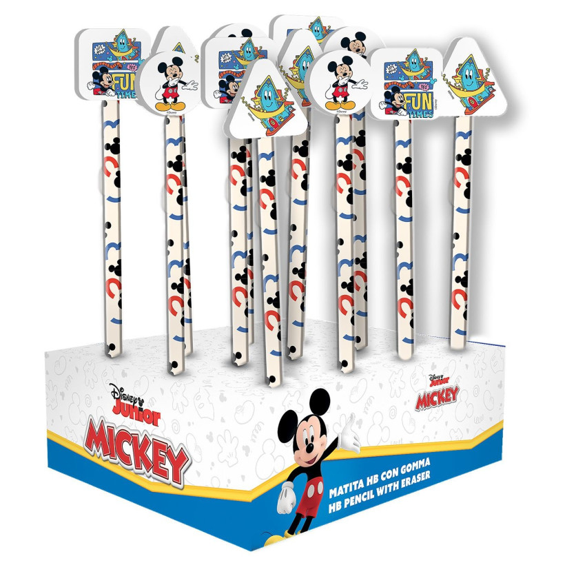 Μολύβι με Γόμα Mickey  Disney - 24 ΤΕΜ 50-3597