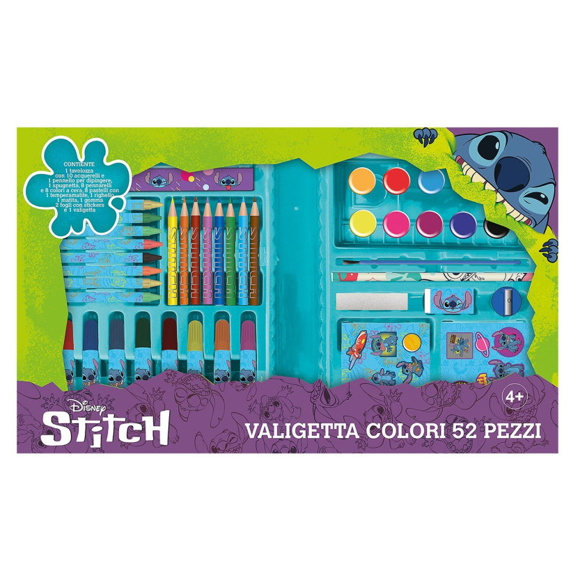 Σετ Ζωγραφικής 52τεμ Stitch 45x26x3cm		 Stitch 50-3602
