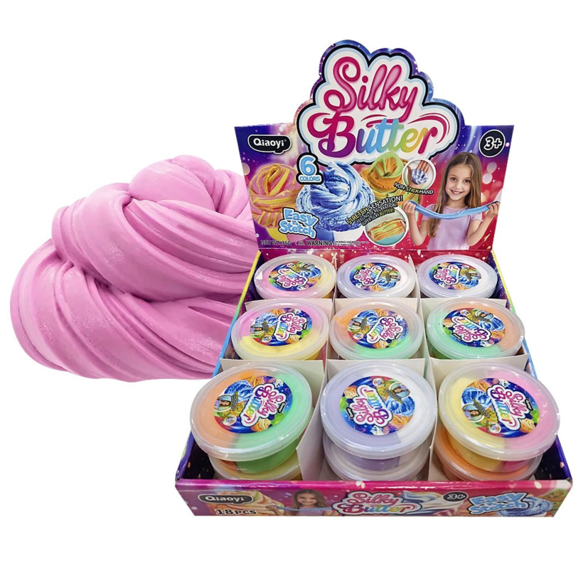 Χλαπάτσα Silky Butter σε Βάζο 9x4cm 54g net JustNote 703654 - 18 ΤΕΜ 50-3634