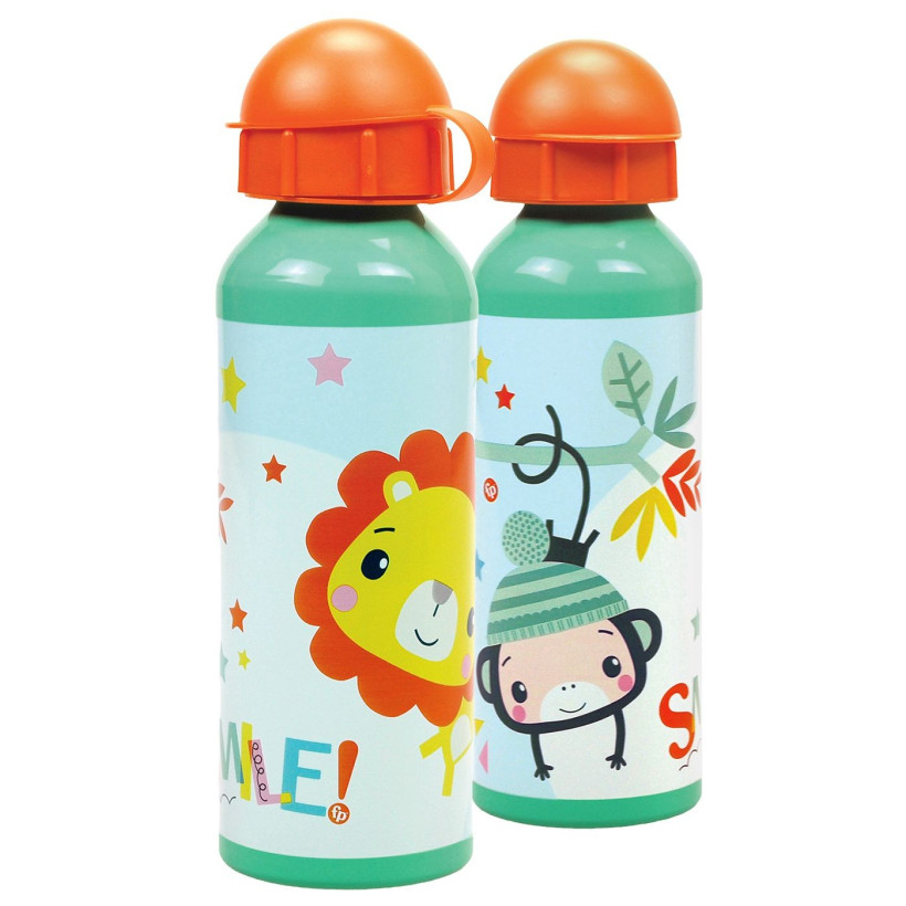 Παγούρι Αλουμινίου Smile Fisher Price 520ml 21x6,5cm 520ml Gim 571-71232 50-3665