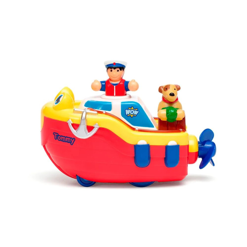 WOW Toys Ρυμουλκό πλοίο με μηχανισμό κουρδίσματος