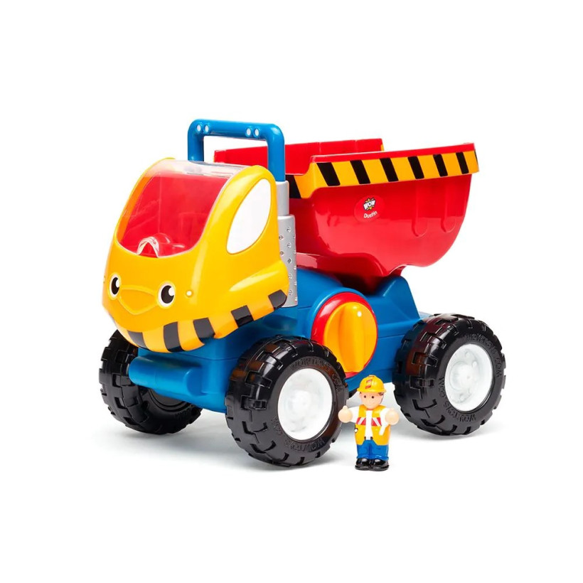 WOW Toys Φορτηγό ανατρεπόμενο με μηχανισμό Push & Go και φιγούρα