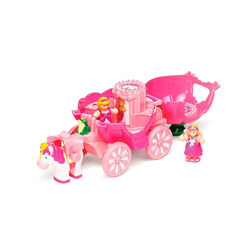 WOW Toys Άμαξα πριγκίπισσας με μηχανισμό για ήχο αλόγου και 2 φιγούρες