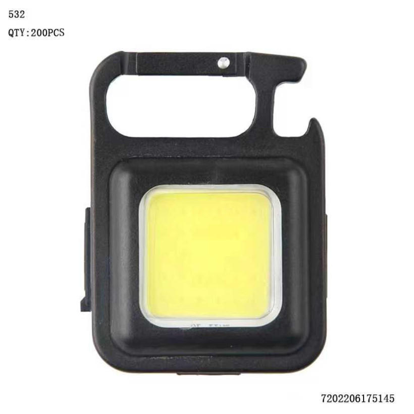 Mini επαναφορτιζόμενος φακός LED μπρελόκ - 532 - 175145