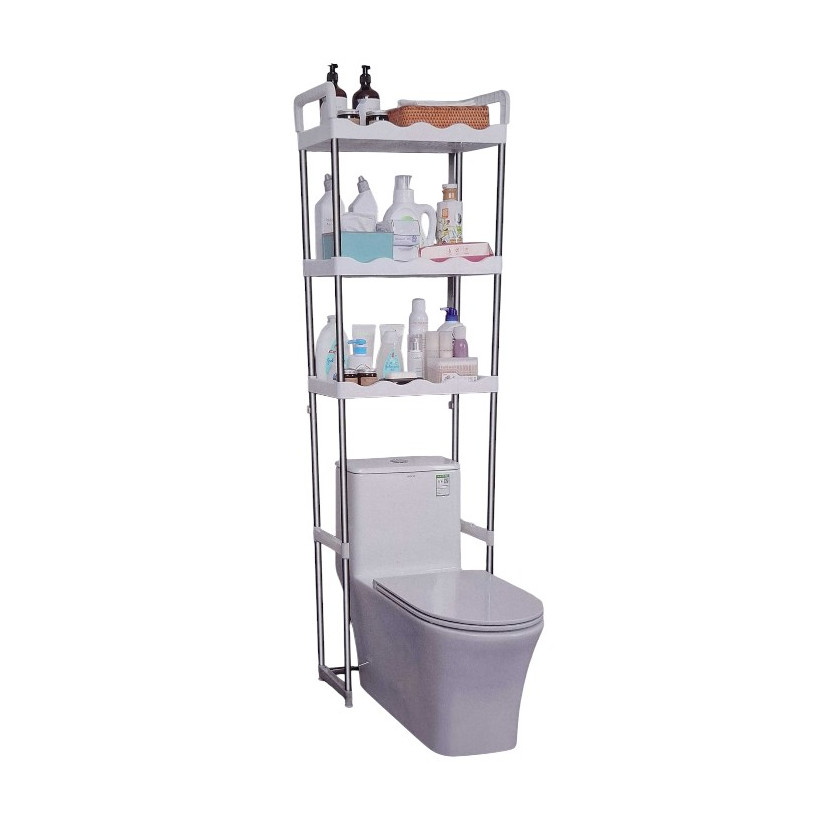 Επιδαπέδια ραφιέρα μπάνιου Inox - 104-3 - 521894