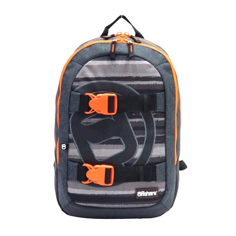 Bagtrotter τσάντα πλάτης μαύρο-γκρι 51x33x20εκ.