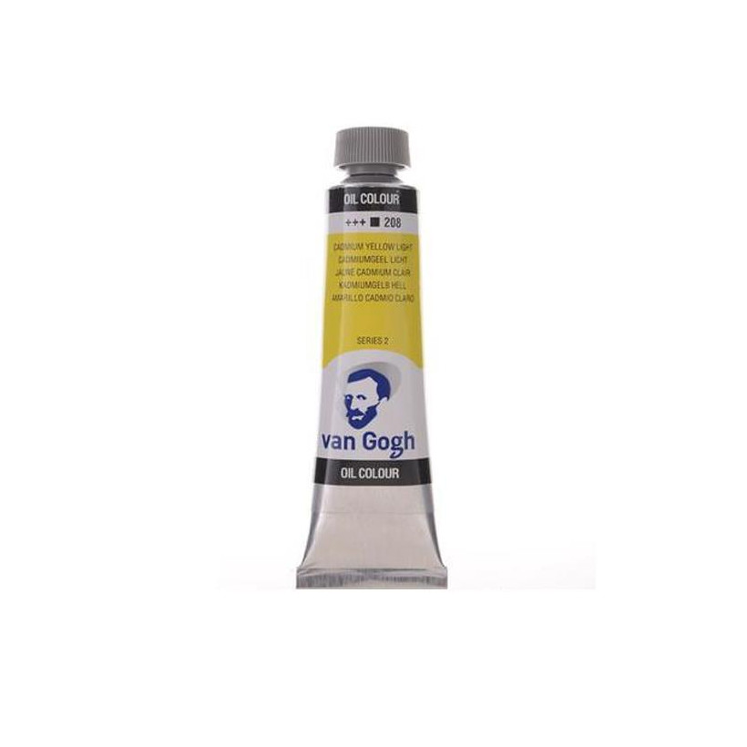 Talens van gogh χρώμα λαδιού 208 cadmium yellow light 20ml - 3 ΤΕΜ