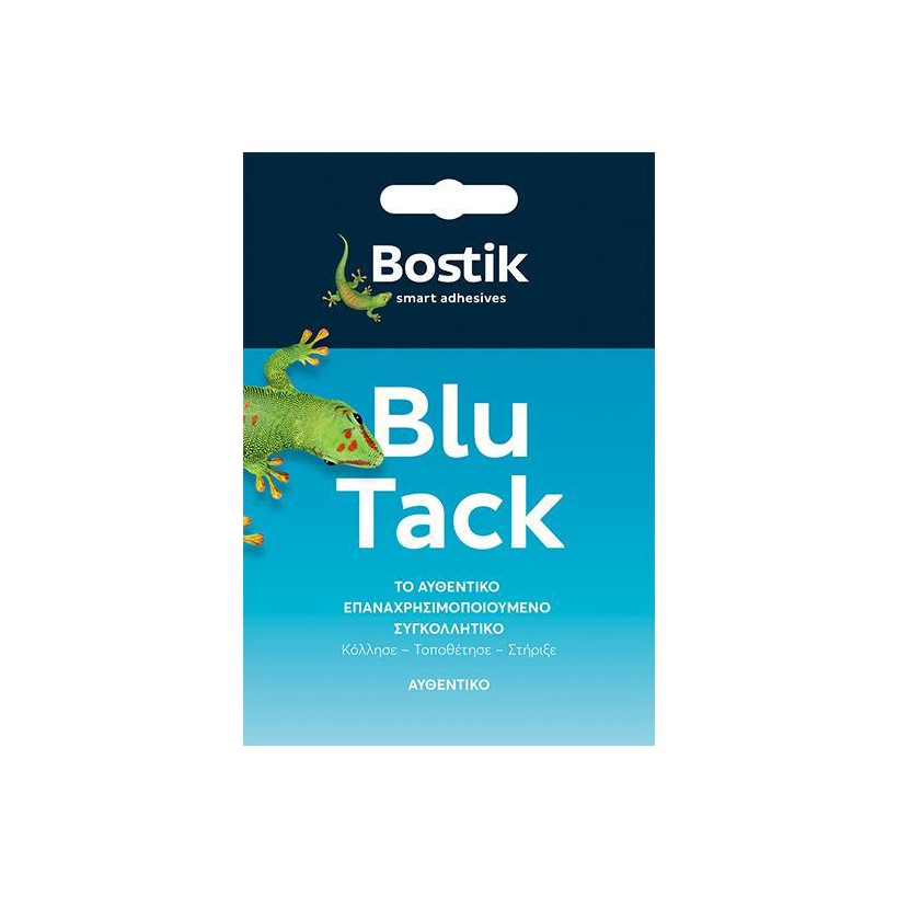 Bostik επαναχρησιμοποιήσιμη κόλλα Blu-Tack original 45gr. - 12 ΤΕΜ