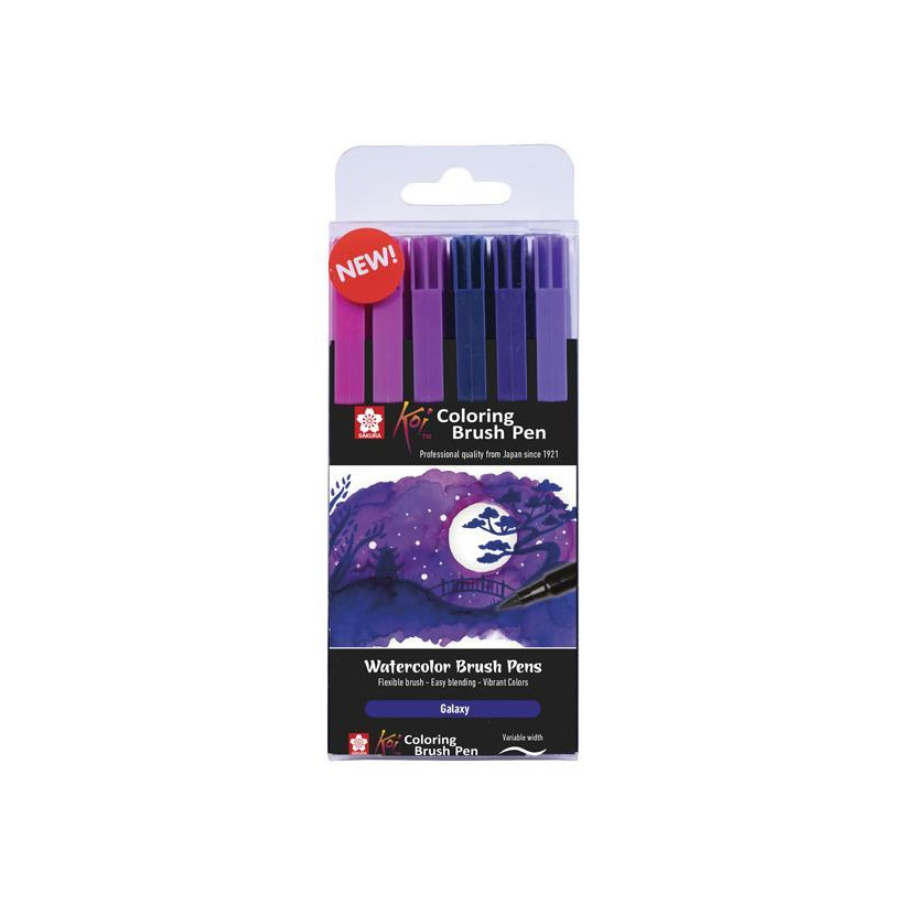 Sakura Koi Galaxy brush markers σετ 6 τεμ.