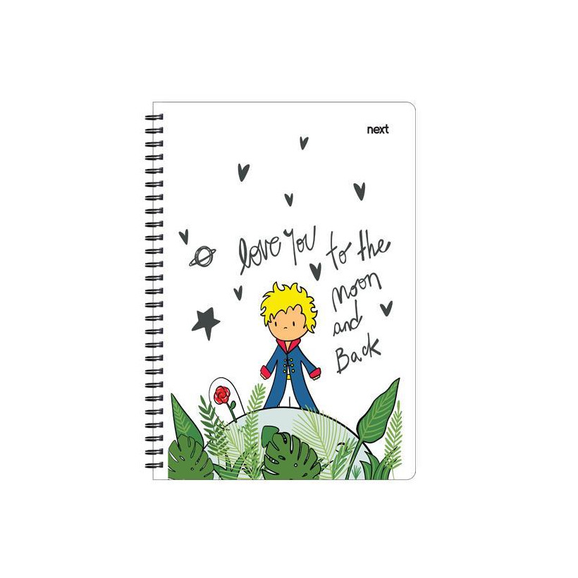 Next trends little prince τετράδιο σπιράλ 3 θέματα 105 φύλλα 21x29εκ. - 3 ΤΕΜ