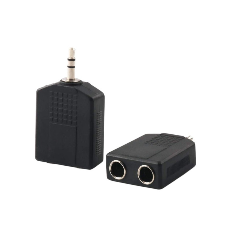 Αντάπτορας Jack 3.5mm male σε 2x 6.3mm female - 674865