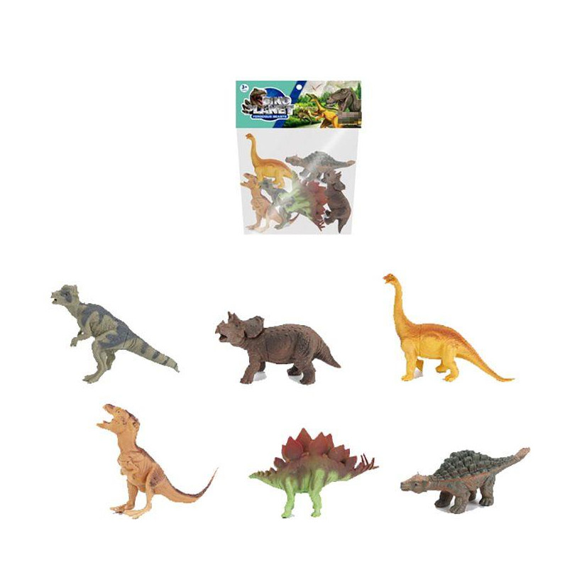 Σετ 6 Δεινόσαυροι 10cm 23x21cm ToyMarkt 913146 71-3126