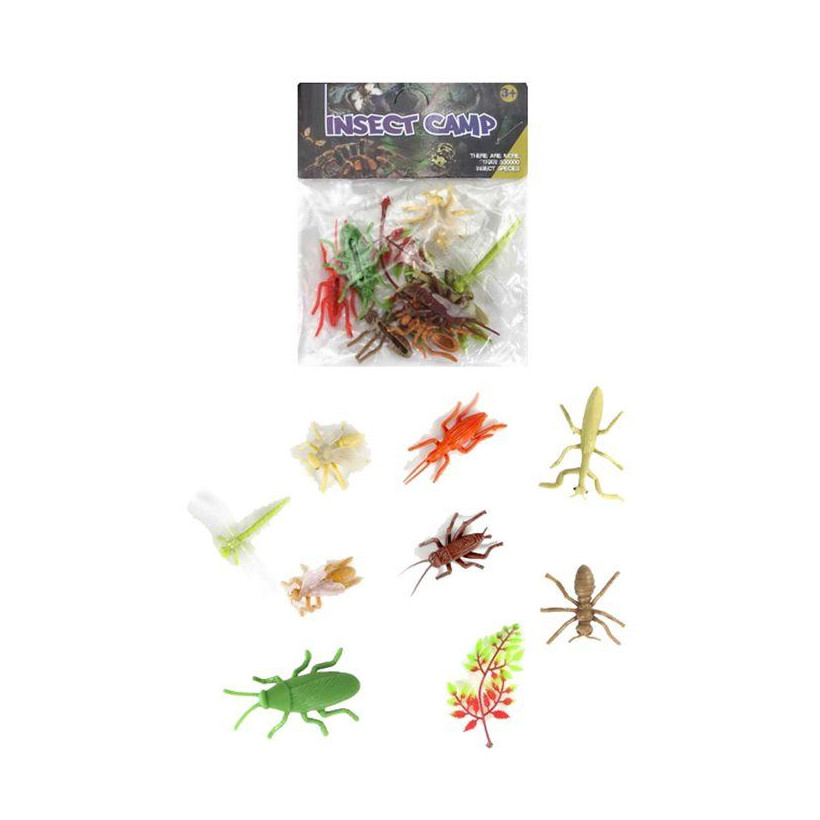 Μικρό σετ 8 Έντομα 16x14cm ToyMarkt 913154 71-3134