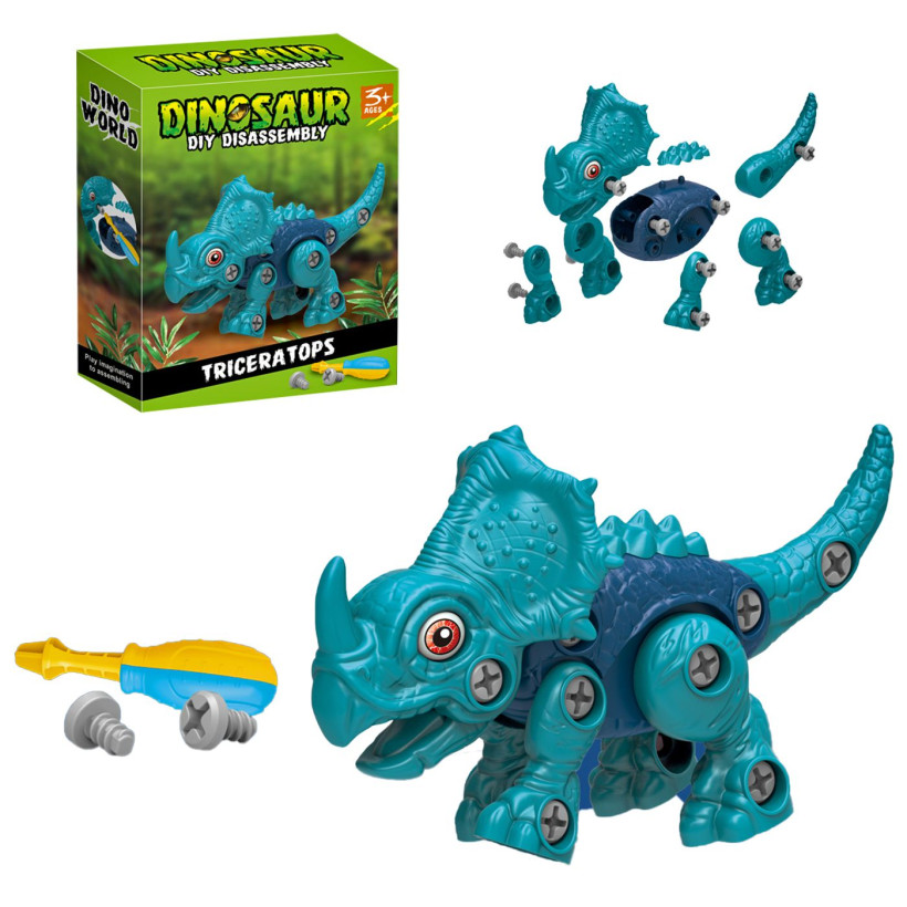 Δεινόσαυρος Triceratops Συναρμολογούμενο 31 τεμ 20x16x5,5cm ToyMarkt 913274 71-3254