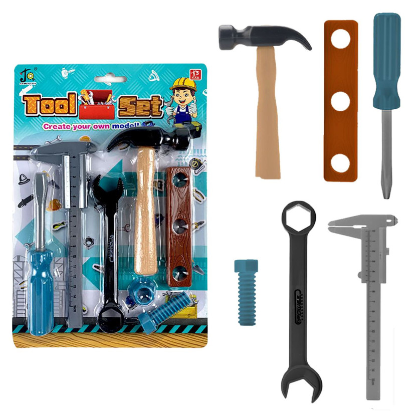Εργαλεία σε Μικρή Καρτέλα-Σφυρί 29x20cm ToyMarkt 913350 71-3330