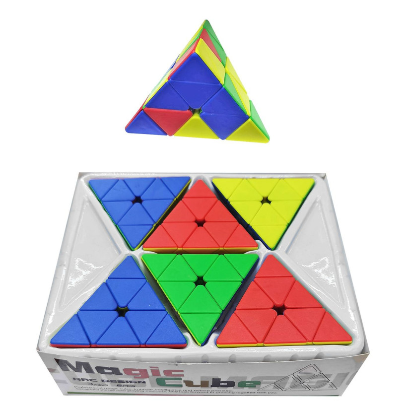 Μαγικός Κύβος Τριγωνικός 9,5x9,5x8,5cm ToyMarkt 913579 - 6 ΤΕΜ 71-3559