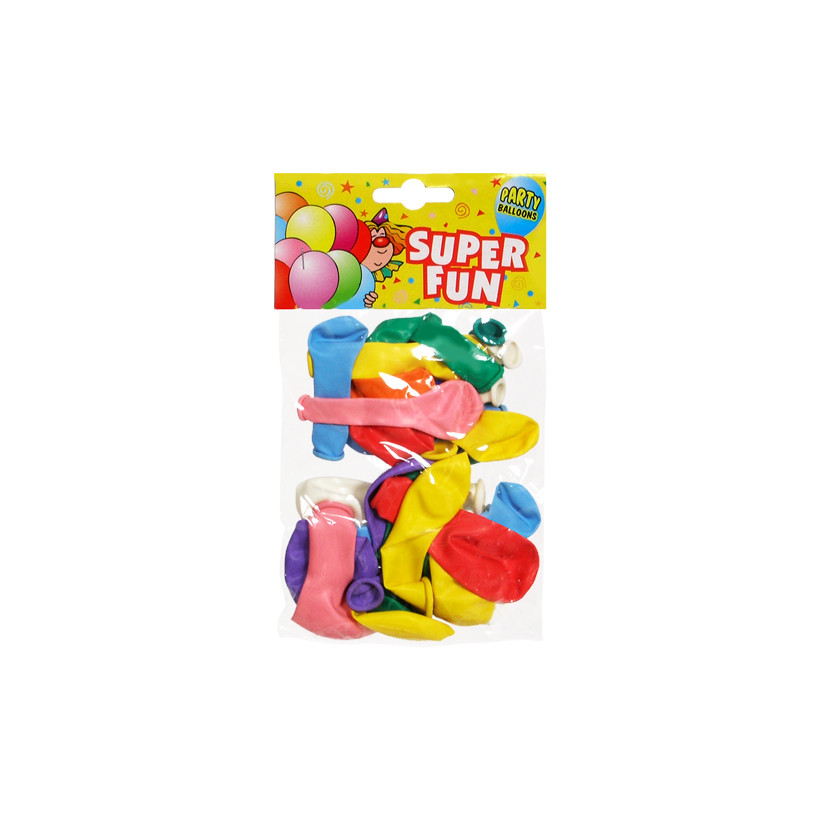 Σετ 24 Μπαλόνια Μικρά & Μεσαία 15τεμ: 15cm & 9τεμ: 18cm ToyMarkt 91110 71-90