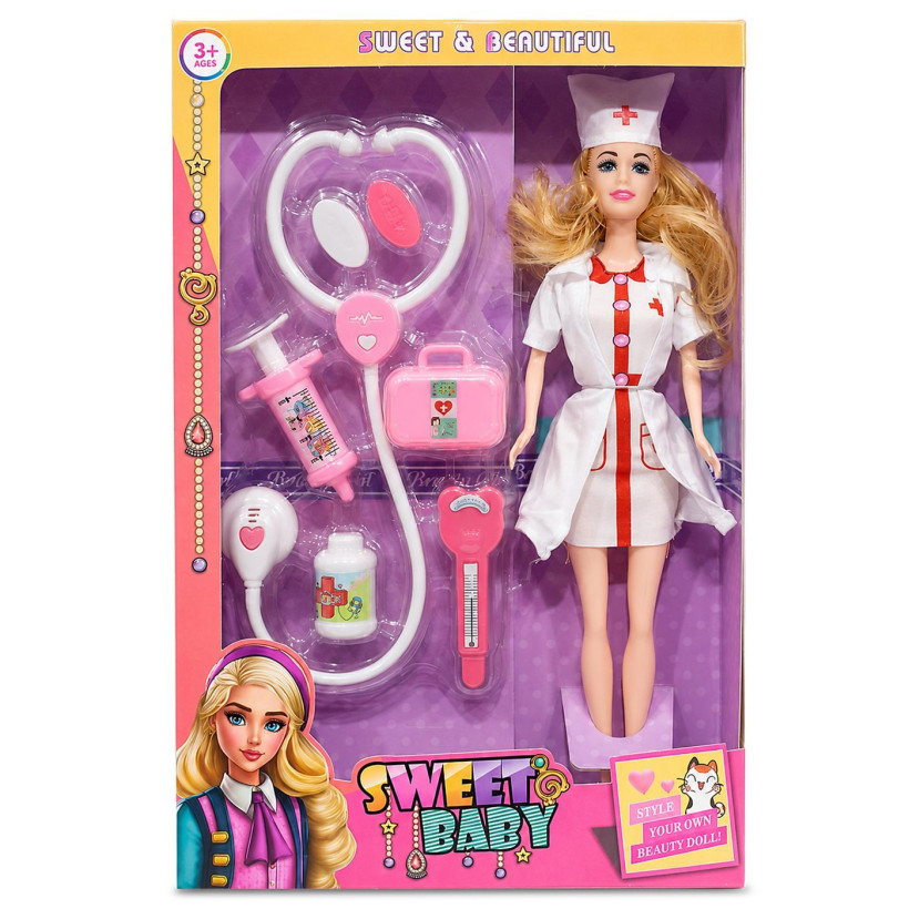 Κούκλα Γιατρός με Αξεσουάρ  ToyMarkt 922144 72-2124