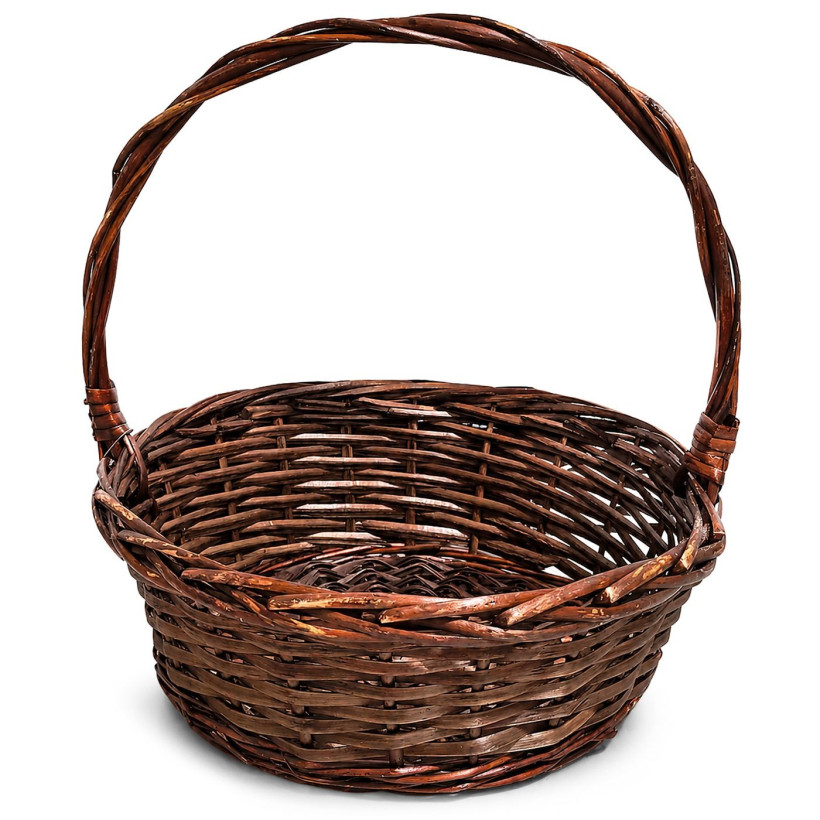 Καλάθι Bamboo με Ψηλό Χερούλι ø35x33x13cm Bunny's 932373 73-2353