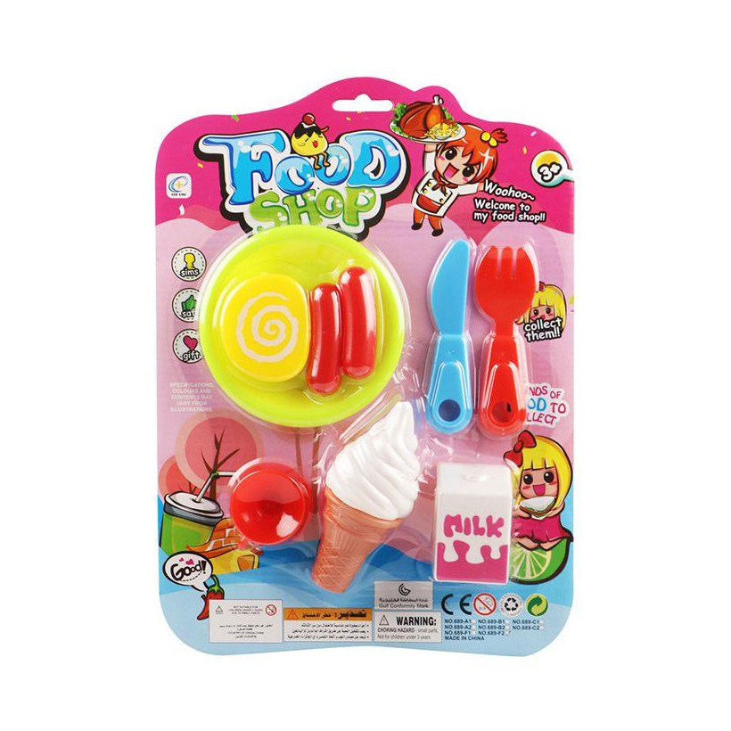 Κουζινικά Μικρή Καρτέλα Food Shop 31x22x5cm ToyMarkt 971098 77-1078