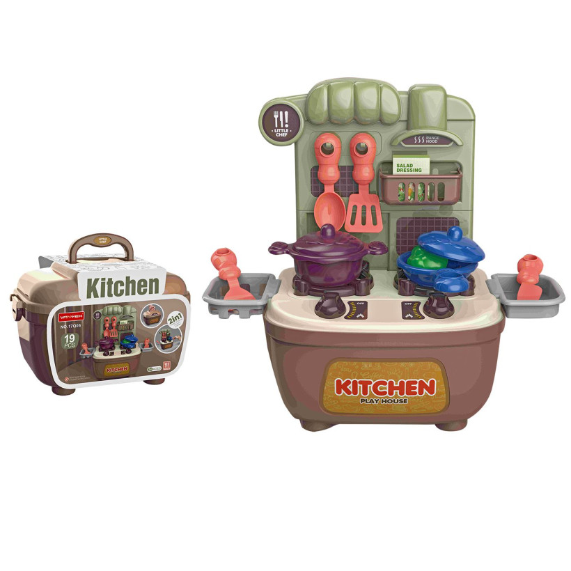 Βαλιτσάκι Κουζίνα 19 τεμ 19x13x12cm ToyMarkt 971179 77-1159
