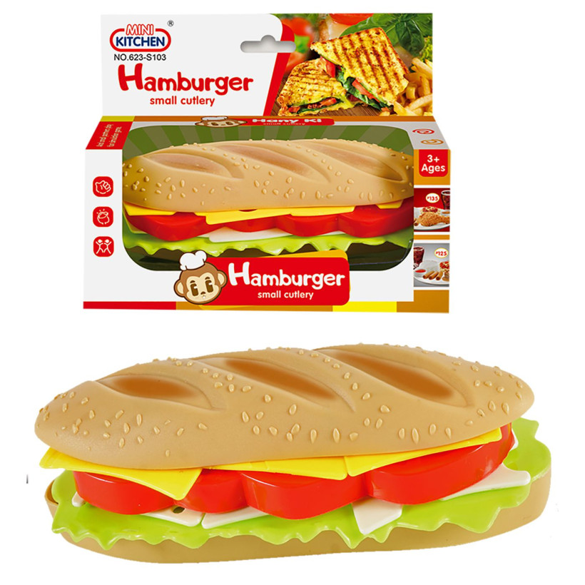 Hamburger diy σε Κουτί 15x12x7cm ToyMarkt 971189 77-1169