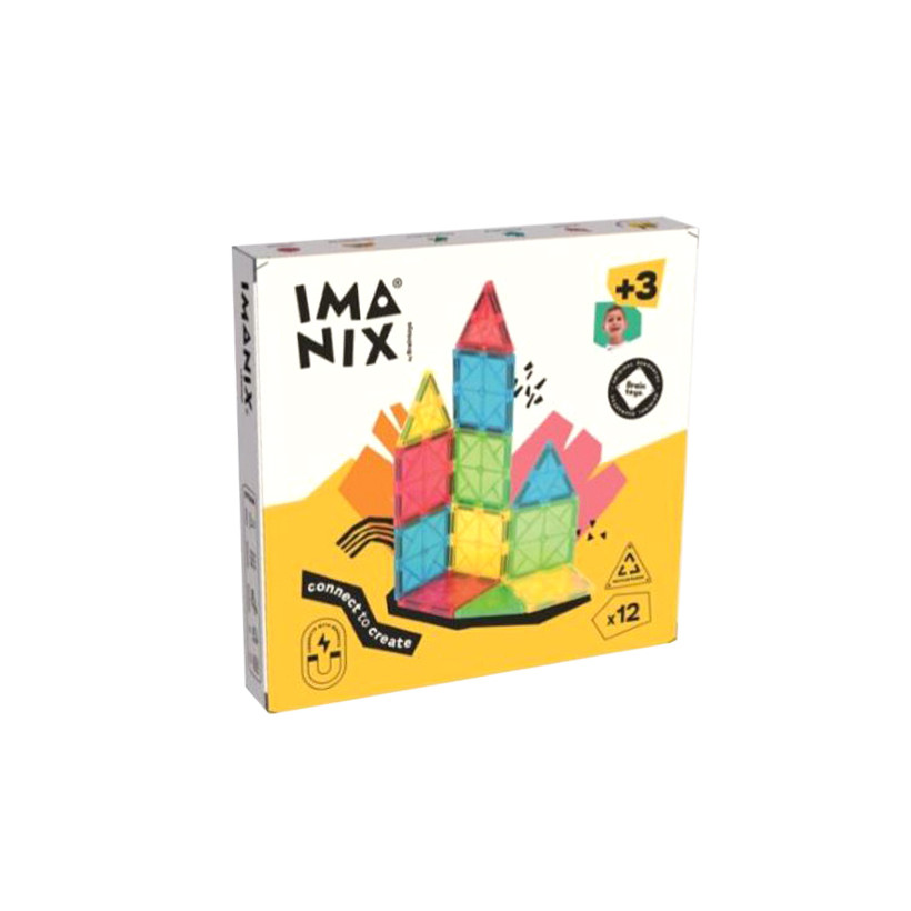 Imanix μαγνητικό παιχνίδι κατασκευών 12 τμχ.