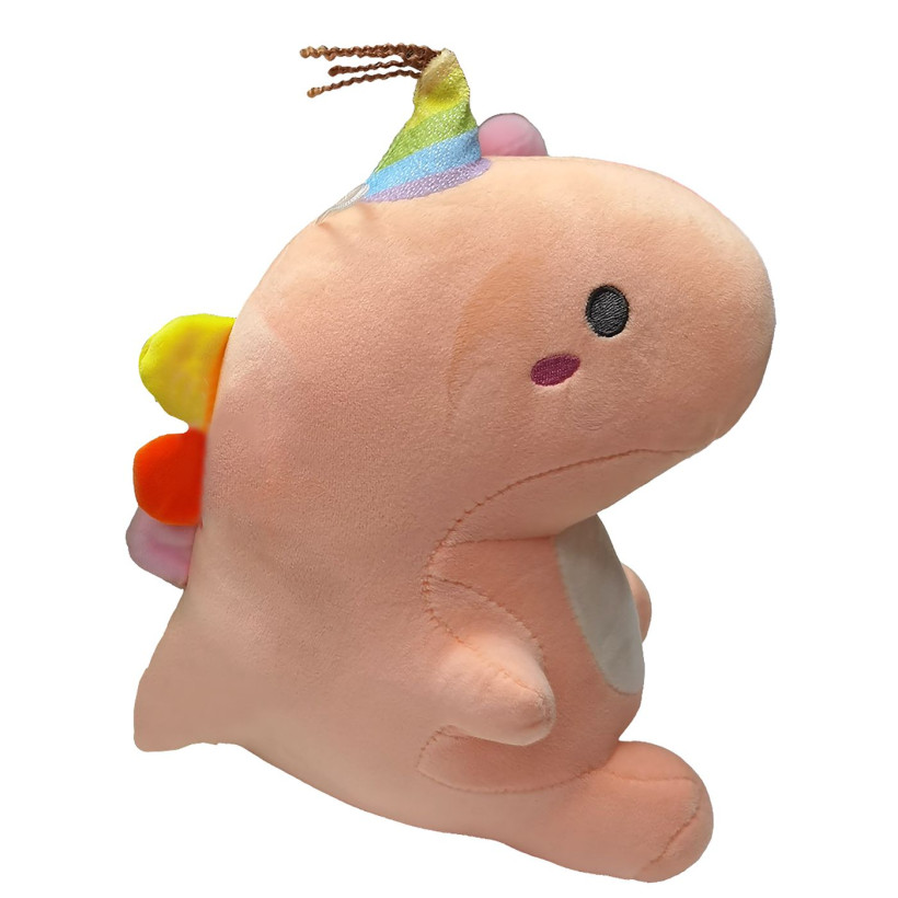 Λούτρινο Soft Μονόκερος Δεινόσαυρος 30cm ToyMarkt 99540 Σομόν 79-520-SMN