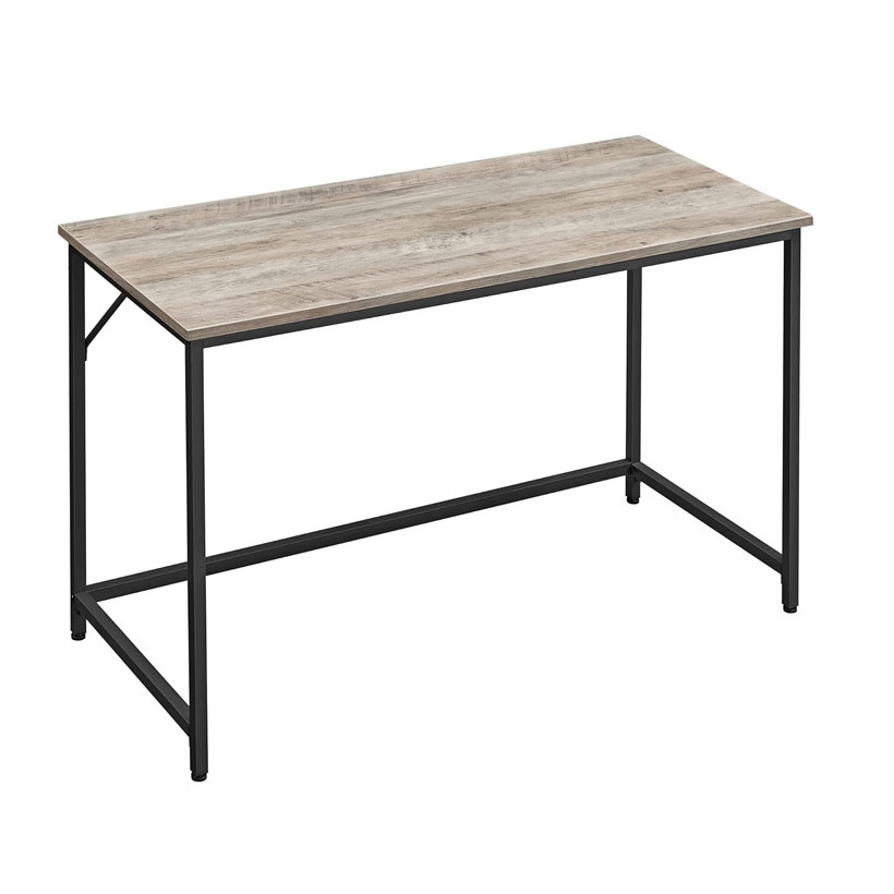 Μεταλλικό Γραφείο 120 x 60 x 75 cm Χρώματος Γκρι VASAGLE LWD039B56